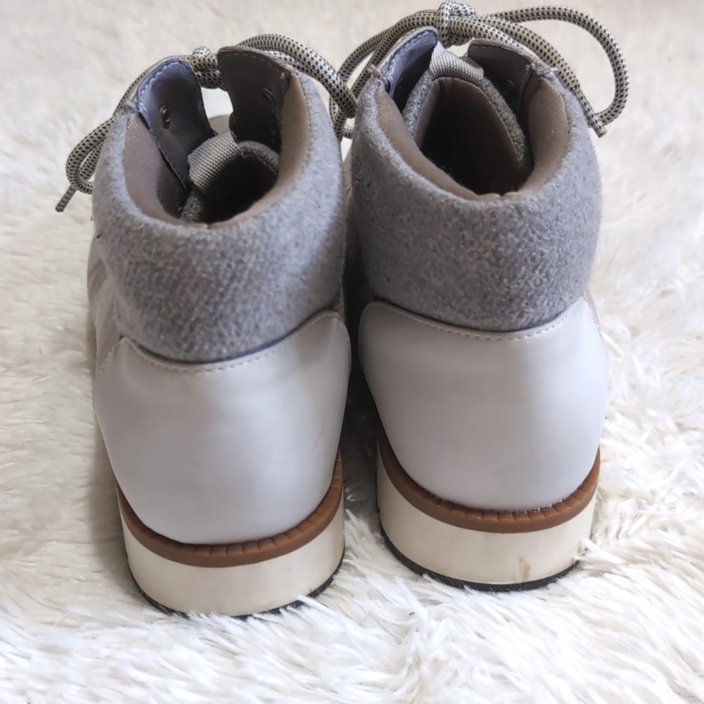 🔴SALE! Cliffs by White Mountain Silver Gray Collins Hiking Inspired Ankle Boots - Picture 11 of 15